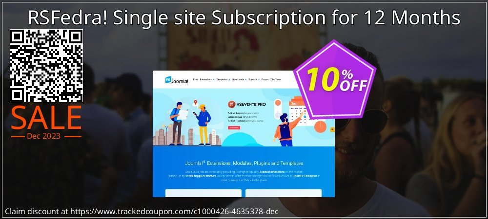 RSFedra! Single site Subscription for 12 Months coupon on Easter Day super sale