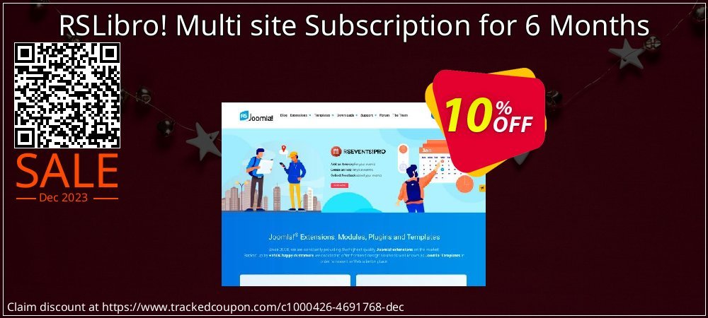 RSLibro! Multi site Subscription for 6 Months coupon on Easter Day offer