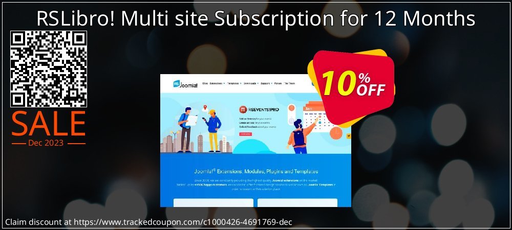 RSLibro! Multi site Subscription for 12 Months coupon on World Password Day offering discount