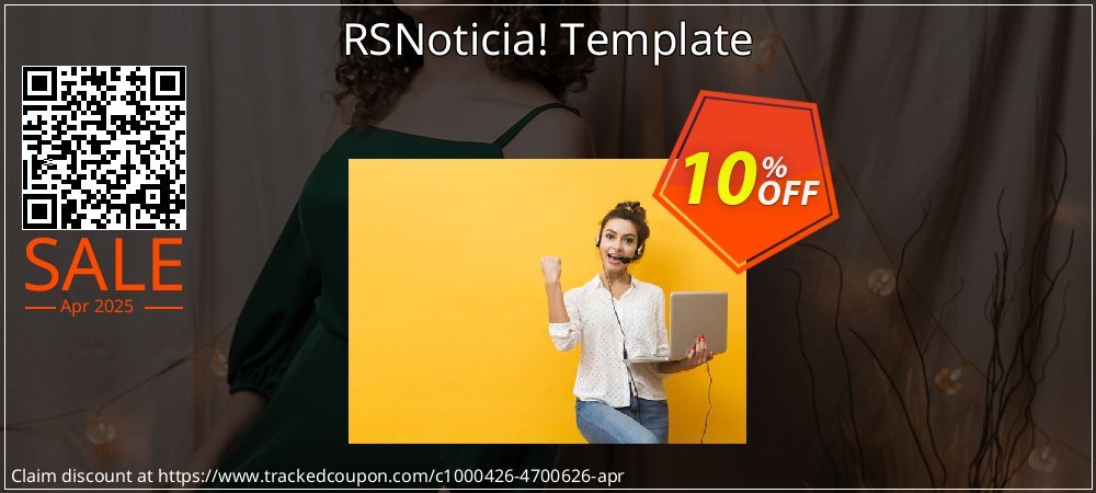 RSNoticia! Template coupon on World Party Day offering discount