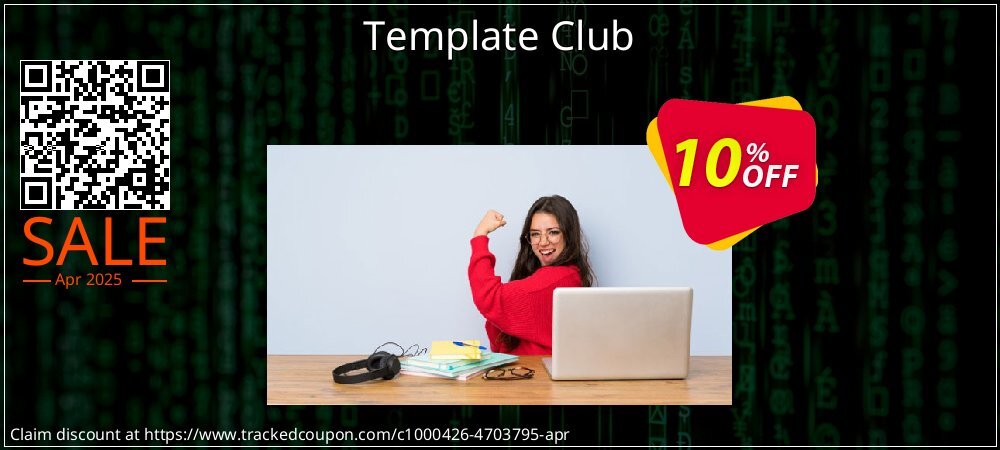 Template Club coupon on World Backup Day offering discount