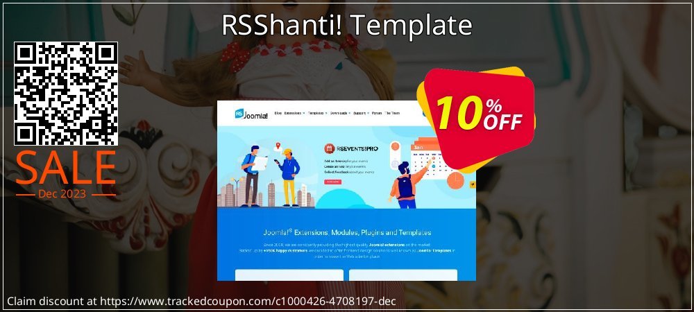 RSShanti! Template coupon on April Fools' Day super sale