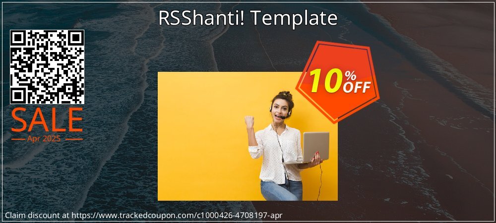 RSShanti! Template coupon on April Fools' Day super sale