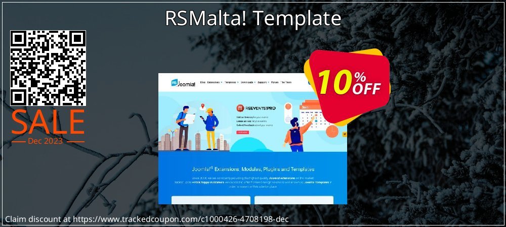 RSMalta! Template coupon on Virtual Vacation Day super sale
