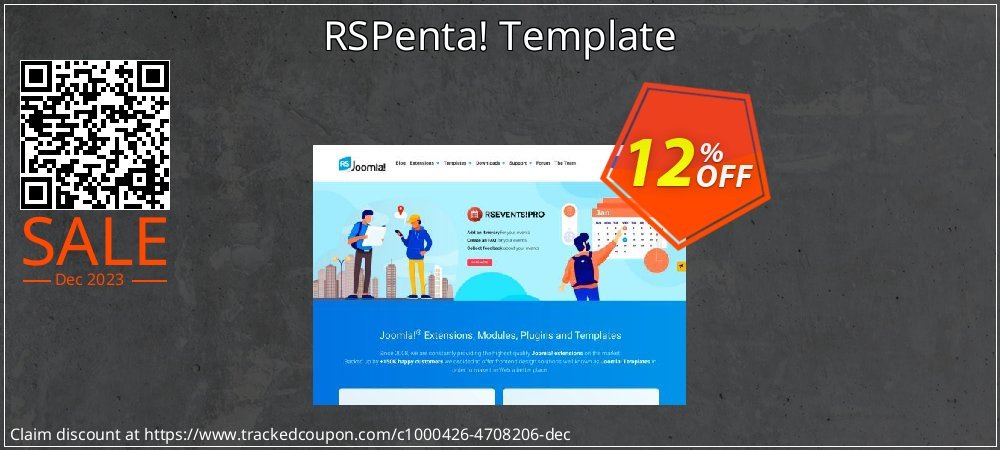 RSPenta! Template coupon on World Party Day super sale