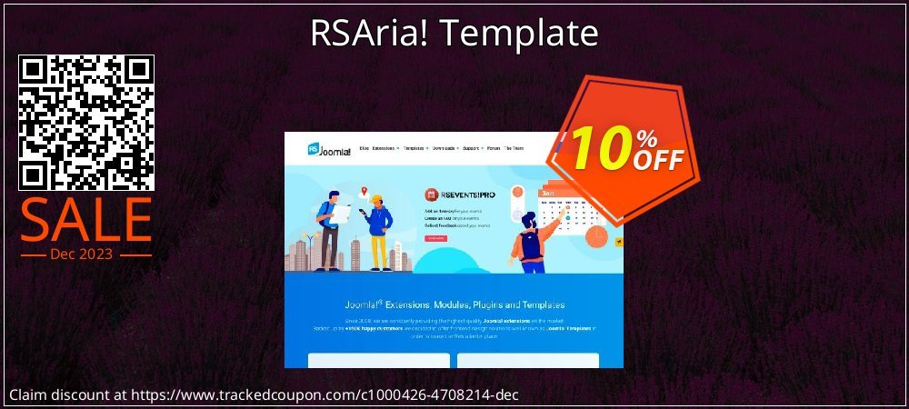 RSAria! Template coupon on Tell a Lie Day offering sales