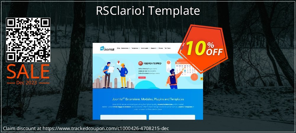 RSClario! Template coupon on Mother Day discounts