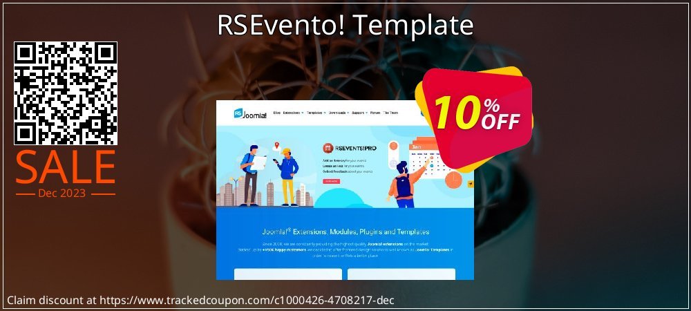 RSEvento! Template coupon on April Fools' Day promotions