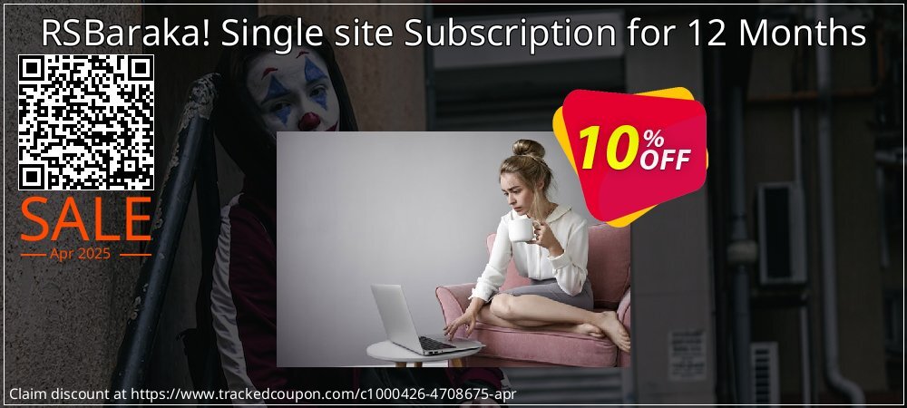 RSBaraka! Single site Subscription for 12 Months coupon on Mother Day promotions