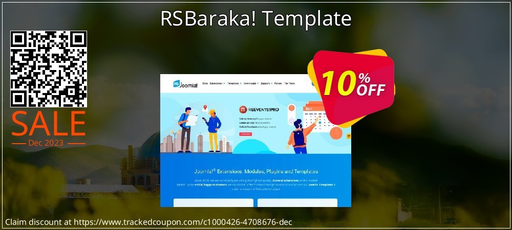 RSBaraka! Template coupon on World Party Day promotions