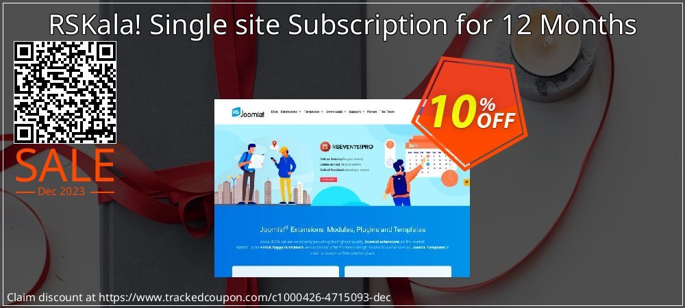 RSKala! Single site Subscription for 12 Months coupon on Easter Day promotions