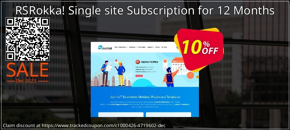 RSRokka! Single site Subscription for 12 Months coupon on Working Day sales