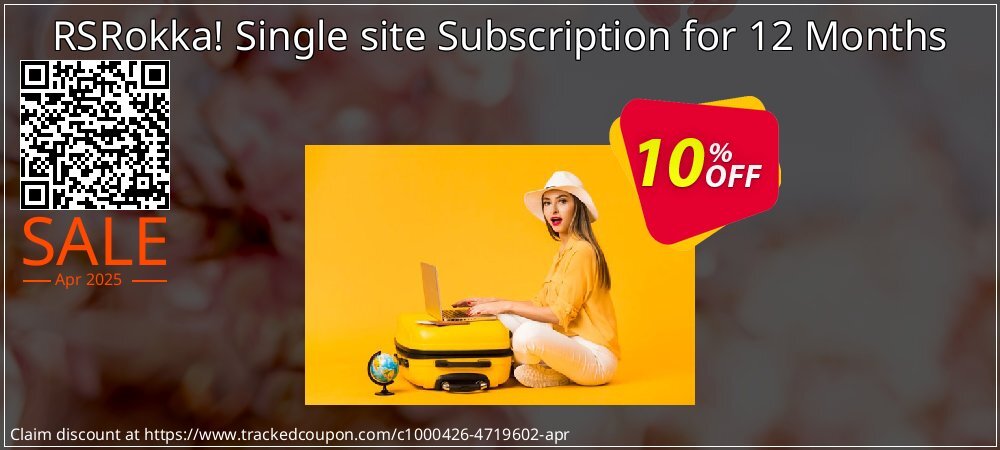 RSRokka! Single site Subscription for 12 Months coupon on Working Day sales