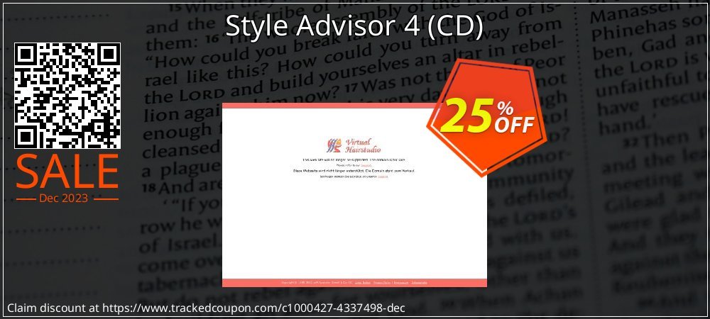Style Advisor 4 - CD  coupon on Easter Day sales