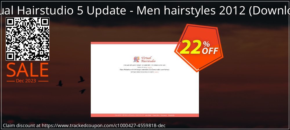 Virtual Hairstudio 5 Update - Men hairstyles 2012 - Download  coupon on Easter Day offer