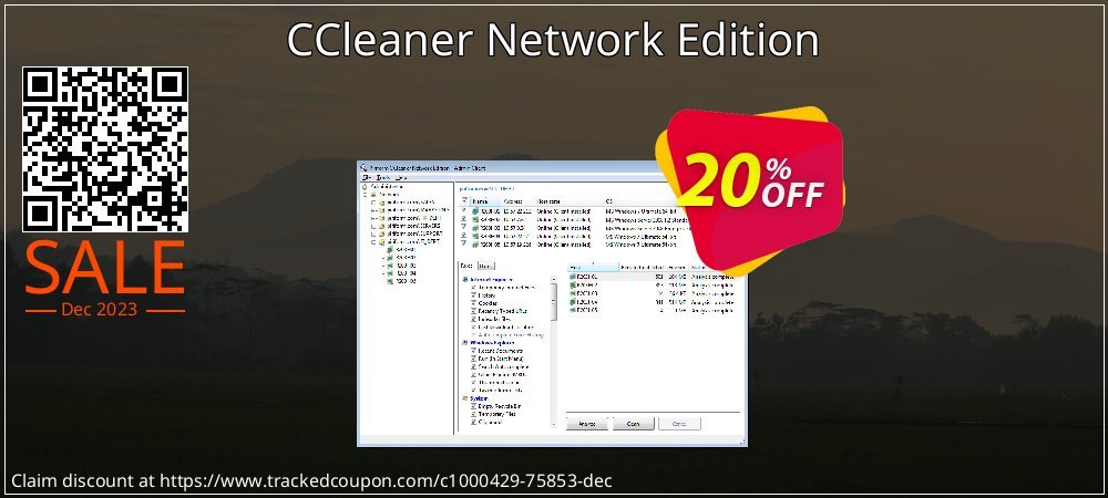 Get 20% OFF CCleaner Network Edition offering deals