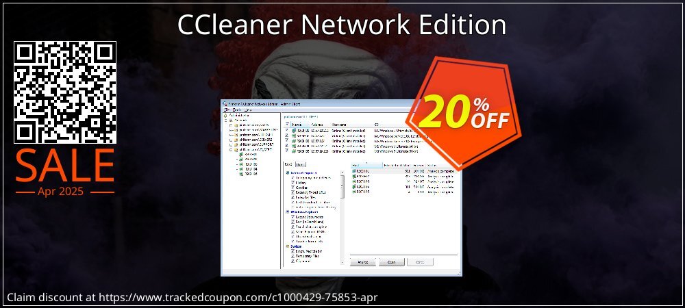 CCleaner Network Edition coupon on Easter Day deals