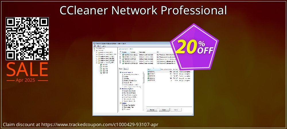 CCleaner Network Professional coupon on April Fools' Day offer