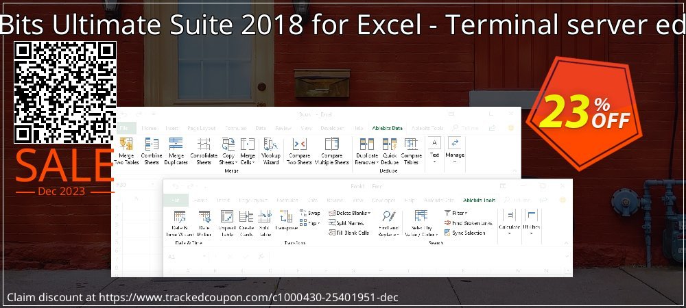 AbleBits Ultimate Suite 2018 for Excel - Terminal server edition coupon on Palm Sunday sales