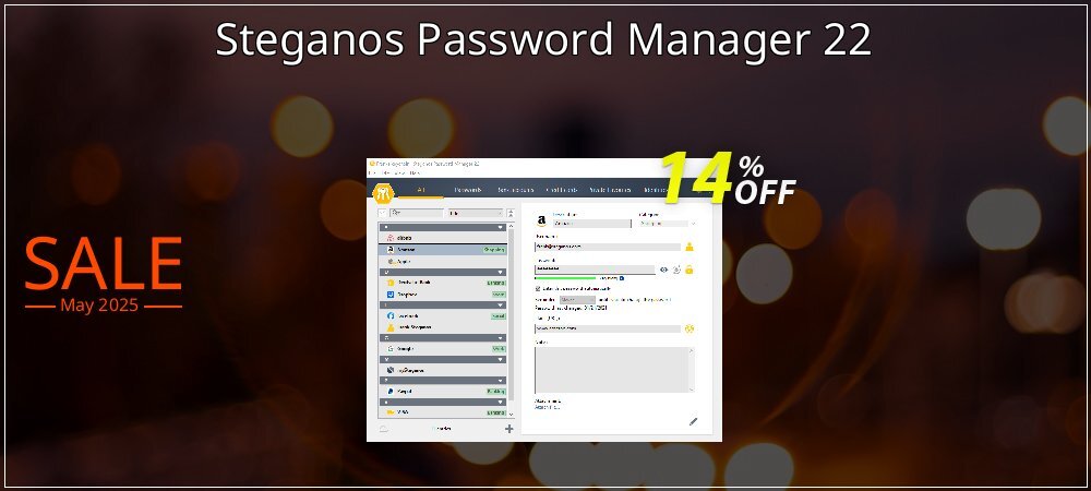 Steganos Password Manager 22 coupon on Constitution Memorial Day offering discount