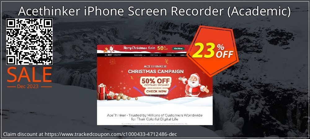 Acethinker iPhone Screen Recorder - Academic  coupon on World Party Day sales