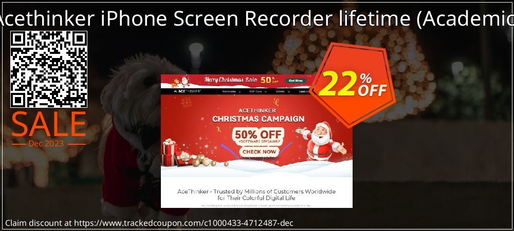 Acethinker iPhone Screen Recorder lifetime - Academic  coupon on April Fools Day sales
