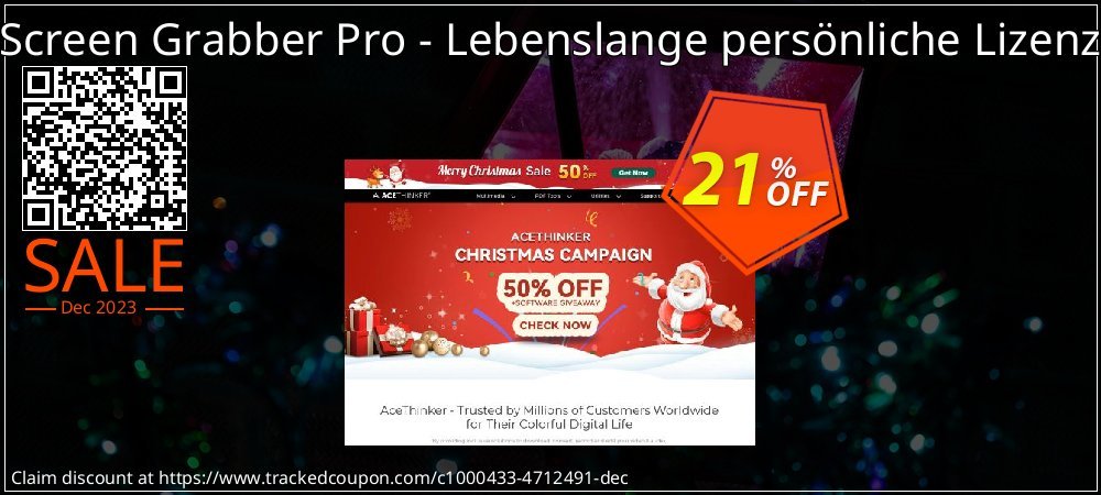 Screen Grabber Pro - Lebenslange persönliche Lizenz coupon on World Party Day offering sales