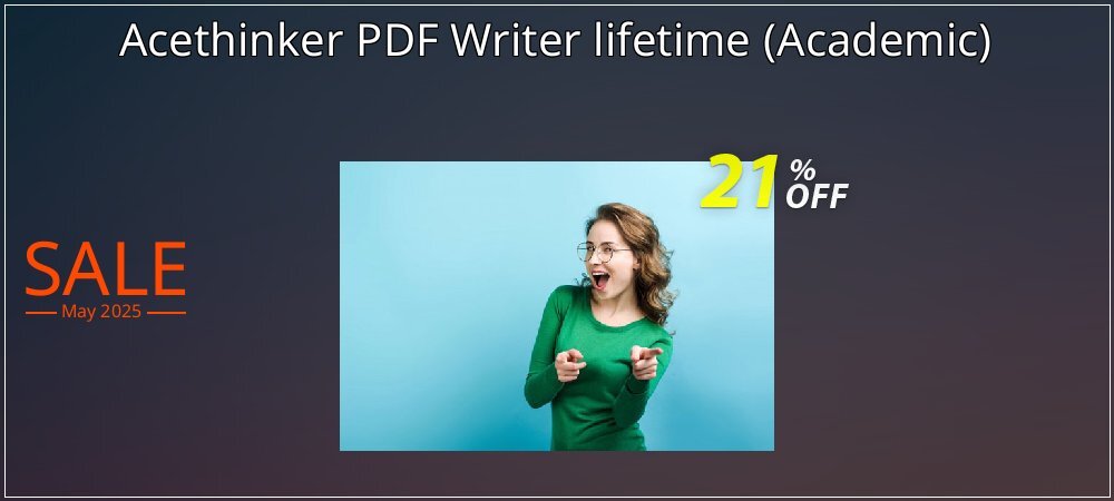 Acethinker PDF Writer lifetime - Academic  coupon on World Password Day offering sales