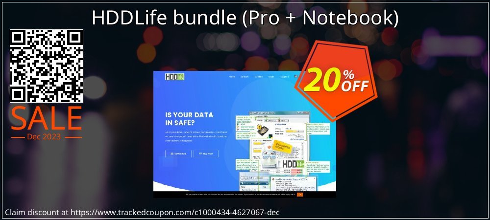 HDDLife bundle - Pro + Notebook  coupon on April Fools' Day deals