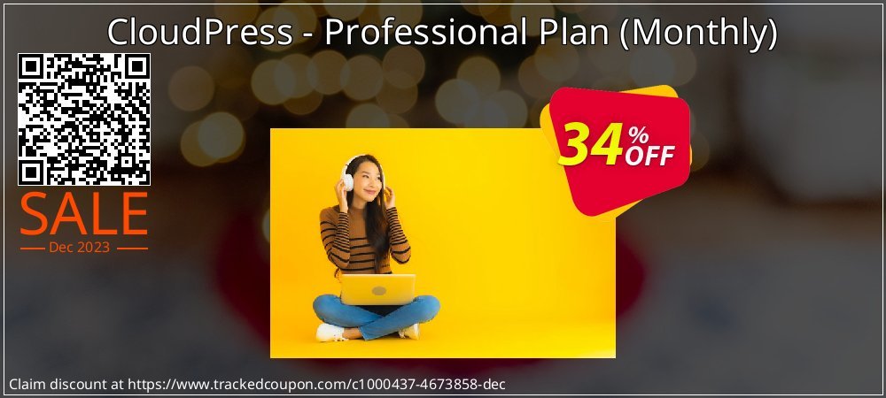 CloudPress - Professional Plan - Monthly  coupon on Easter Day offering discount