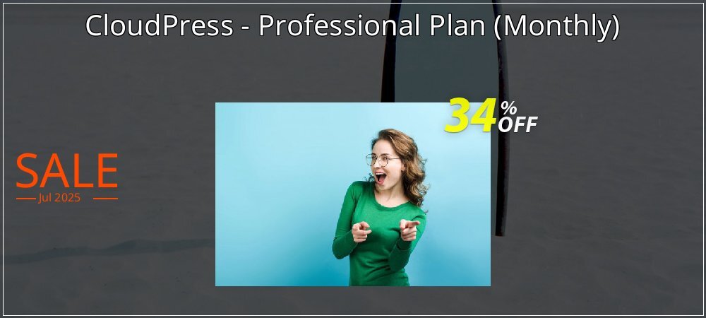 CloudPress - Professional Plan - Monthly  coupon on Easter Day offering discount