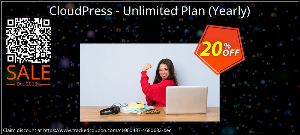 CloudPress - Unlimited Plan - Yearly  coupon on April Fools' Day deals