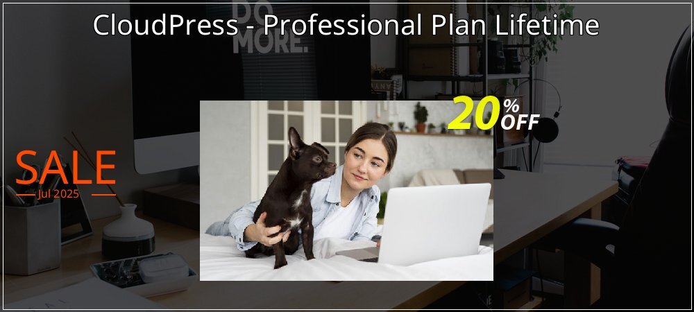 CloudPress - Professional Plan Lifetime coupon on World Party Day offer