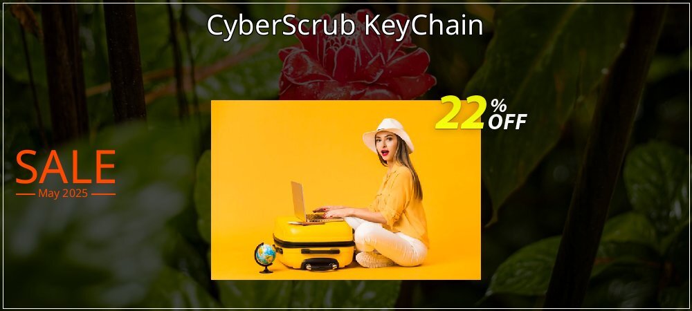 CyberScrub KeyChain coupon on Constitution Memorial Day offering sales