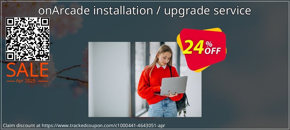 onArcade installation / upgrade service coupon on World Party Day promotions