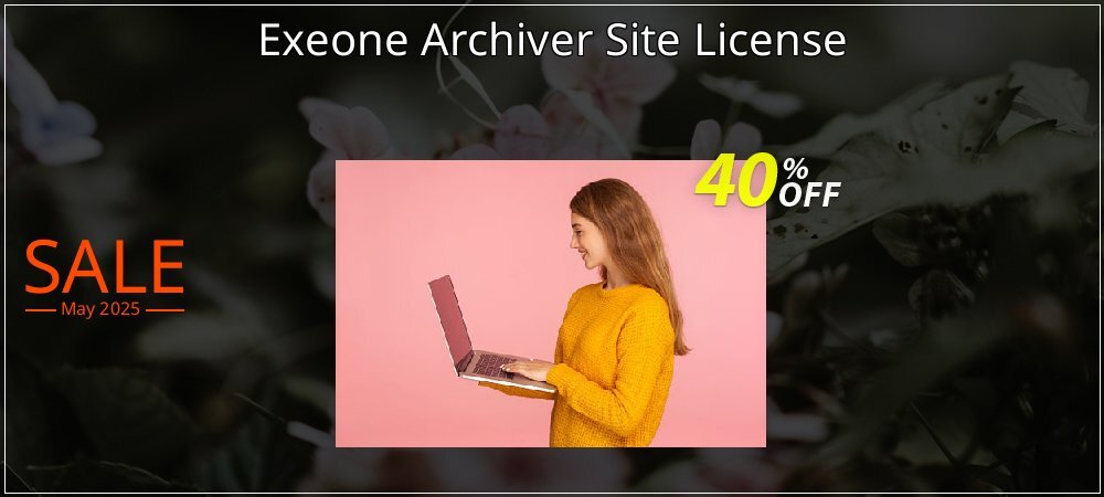 Exeone Archiver Site License coupon on National Smile Day discount