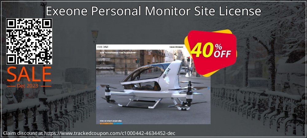 Exeone Personal Monitor Site License coupon on April Fools' Day offering sales