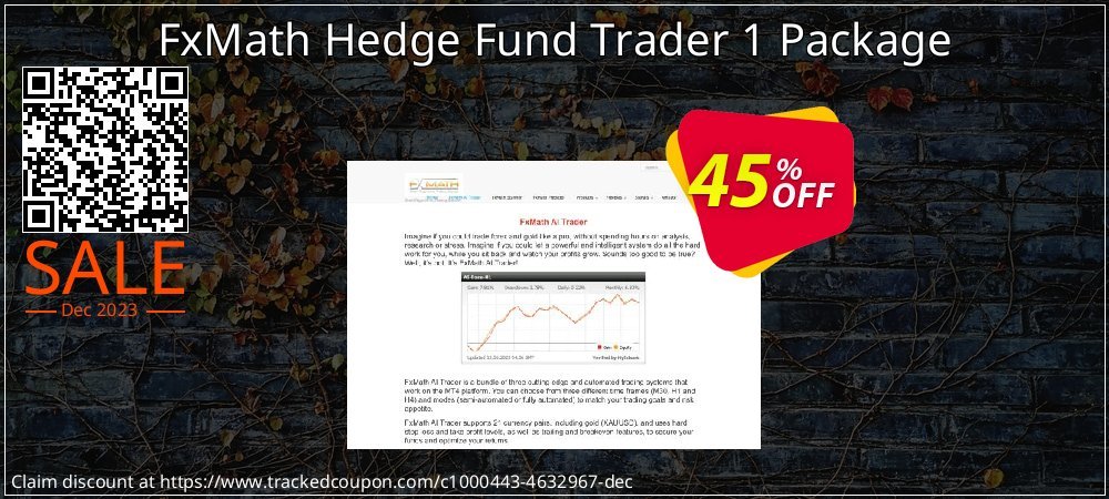 FxMath Hedge Fund Trader 1 Package coupon on Working Day discounts