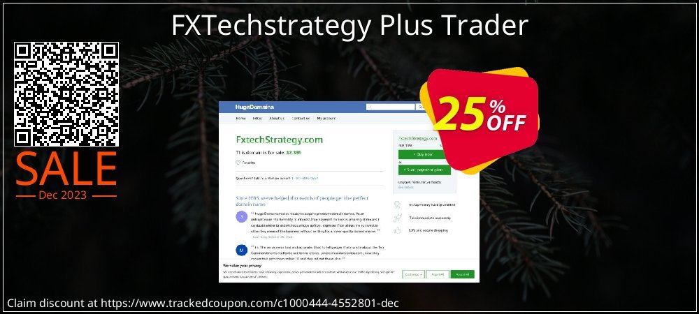 FXTechstrategy Plus Trader coupon on World Party Day offering discount