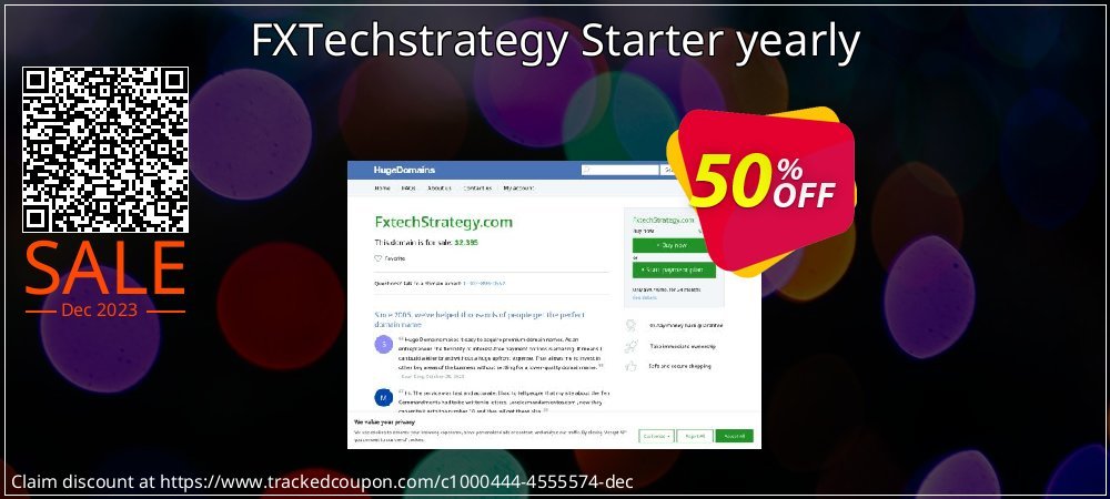 FXTechstrategy Starter yearly coupon on Tell a Lie Day offering sales