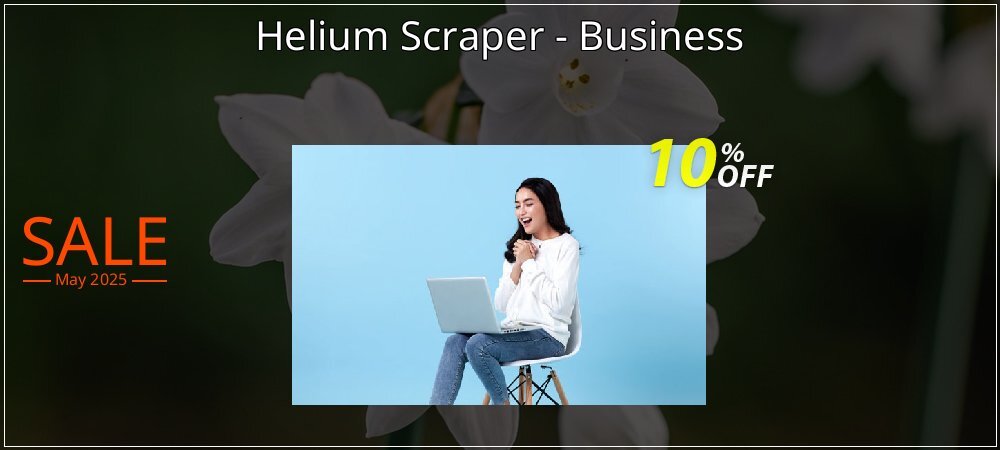 Helium Scraper - Business coupon on World Party Day discount