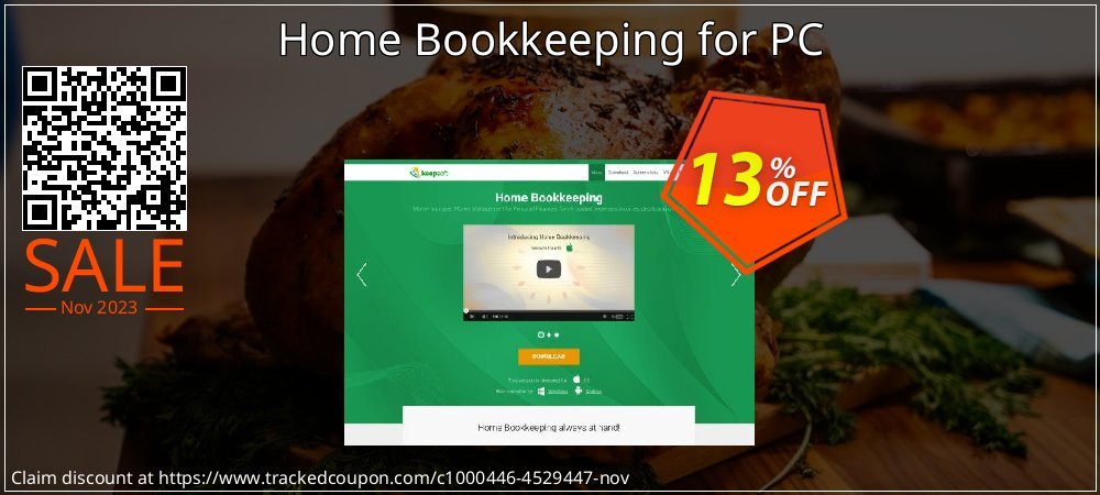 Home Bookkeeping for PC coupon on April Fools' Day discounts