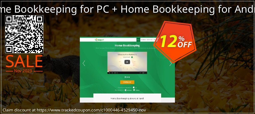 Home Bookkeeping for PC + Home Bookkeeping for Android coupon on World Backup Day sales
