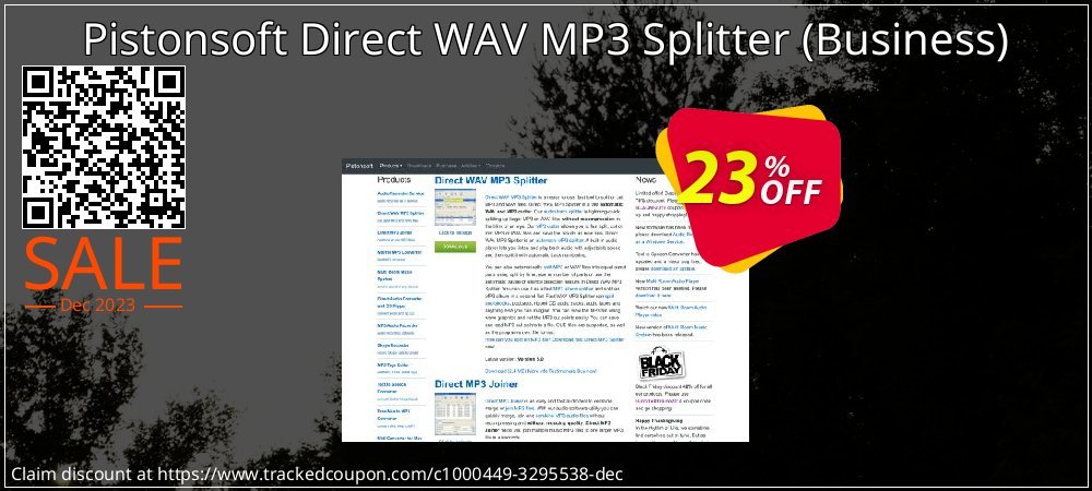 Pistonsoft Direct WAV MP3 Splitter - Business  coupon on Virtual Vacation Day sales