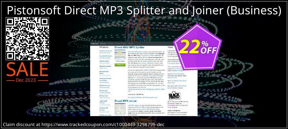 Pistonsoft Direct MP3 Splitter and Joiner - Business  coupon on Tell a Lie Day offering discount