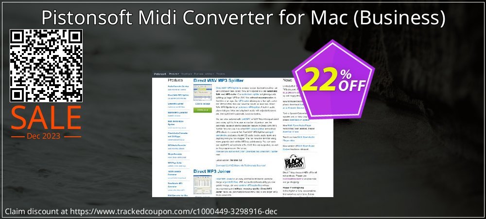 Pistonsoft Midi Converter for Mac - Business  coupon on World Party Day offering discount