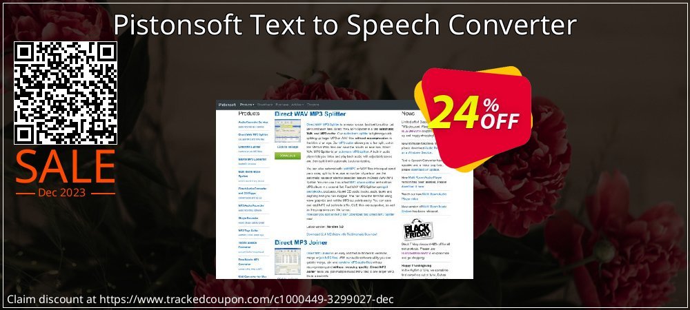 Pistonsoft Text to Speech Converter coupon on April Fools' Day discounts