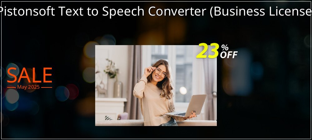 Pistonsoft Text to Speech Converter - Business License  coupon on National Memo Day deals