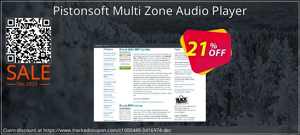 Pistonsoft Multi Zone Audio Player coupon on World Password Day deals