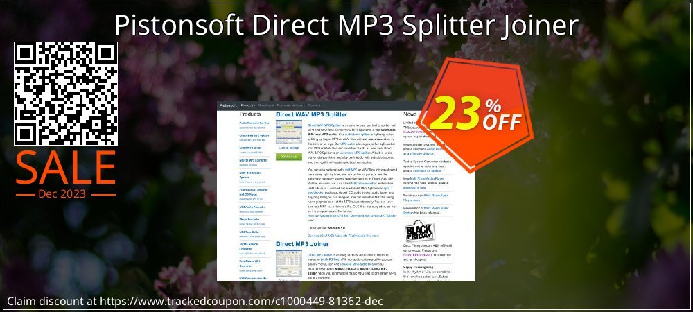 Pistonsoft Direct MP3 Splitter Joiner coupon on April Fools' Day offering discount